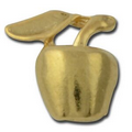 Stock Apple Lapel Pin